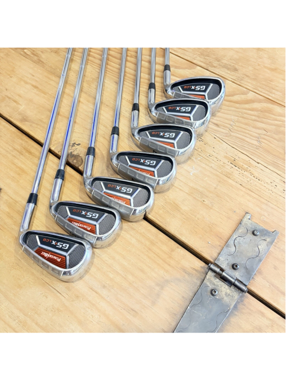 PowerBilt GSX LCG Iron Set 4-PW RH Steel Cavity Back Golf Clubs